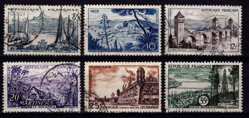 France 1955-57 Various Scenes, Part Set [Used]