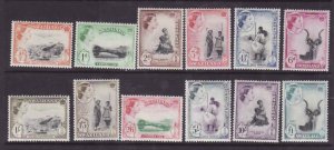 Swaziland-Sc#55-66- id3-unused og NH QEII set-1956-please note #'s 60 &...