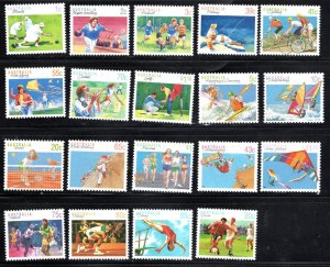 Australia 1106-1124 MNH Sports Set XF