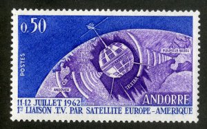 FRENCH ANDORRA 154 MH SCV $2.00 BIN $1.00 SATELLITE