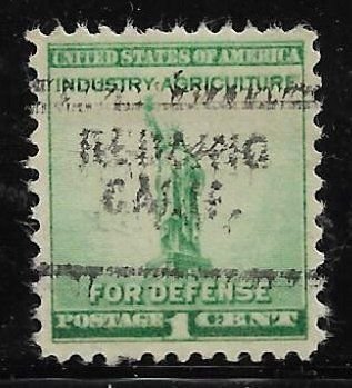 CA Precancels: Redding 703; Better Type CV $7.50; 1c 1940 Defense #899