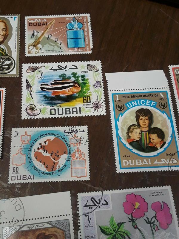 Dubai Pictorial Stamp Lot