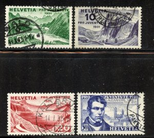 Switzerland # B57-60, Used.