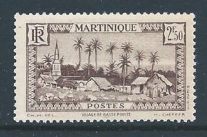 Martinique #168 NH 2.50fr Village of Basse-Pointe