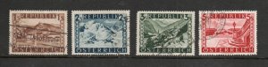 Austria - Sc# 496 - 499 Used / Solid Panels       -        Lot 0224053