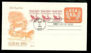 #1848 Pearl Buck Block of 4  FDC