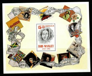 JAMAICA SGMS536 1981 BOB MARLEY COMMEMORATION MNH