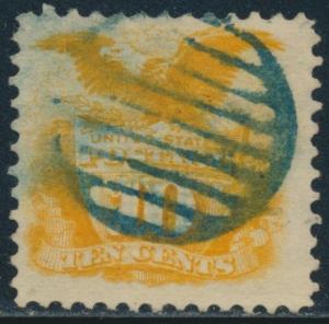 #116 VF+ USED WITH BLUE GRID CANCEL CV $250 BS7006