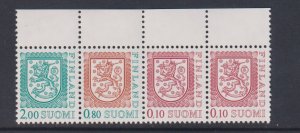 Finland  #715  MNH  1985  Arms 2m in combination with 80p + 2x10p