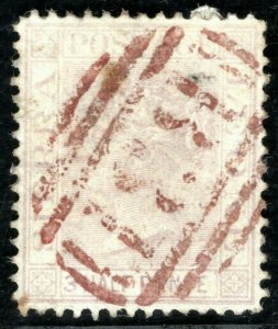 SIERRA LEONE QV Stamp 1½d Used UNUSUAL *RED-BROWN* B31 Numeral Cancel BLBLUE146