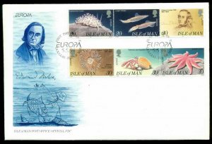 Isle of Man 1994 Europa marine Life Edward Forbes FDC Lot24852