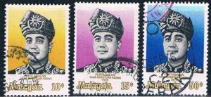 Malaysia 141-43 Used set Sultan Jahya Petra (M0258)