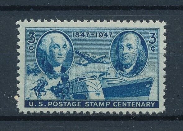 [113831] United States 1947 Transport railway airplane boat horse  MNH