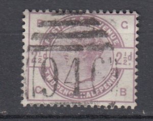 J38916, jlstamps, 1883-4 great britain used #101 queen