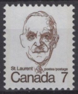 ZAYIX Canada 592 MNH Louis St. Laurent Prime Minister Politician 121722S14