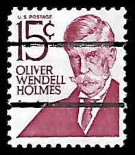 PCBstamps   US #1288a 15c Oliver Wendell Holmes, MNH, (2)