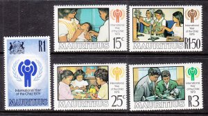 Mauritius 488-492 MNH VF