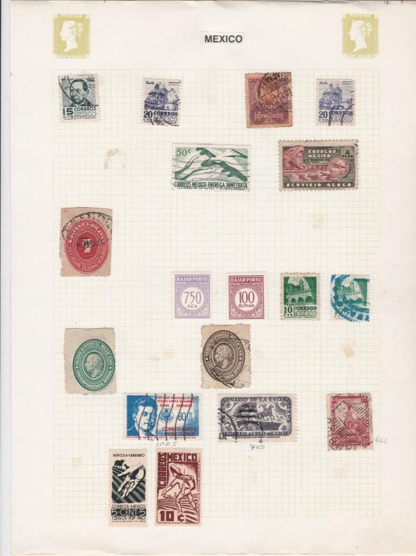 mexico stamps page ref 16508