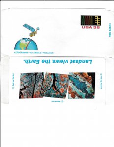 Scott#UC58 Die A18 folded US Airmail Sheet