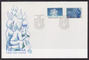 Finland 813-814 U/A FDC