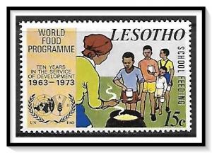 Lesotho #137 World Food Program MNH