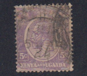 Kenya-Uganda-Tanganyika - 1922 - SC 19 - Used