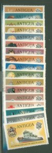Antigua #241-257 Unused Single (Complete Set)