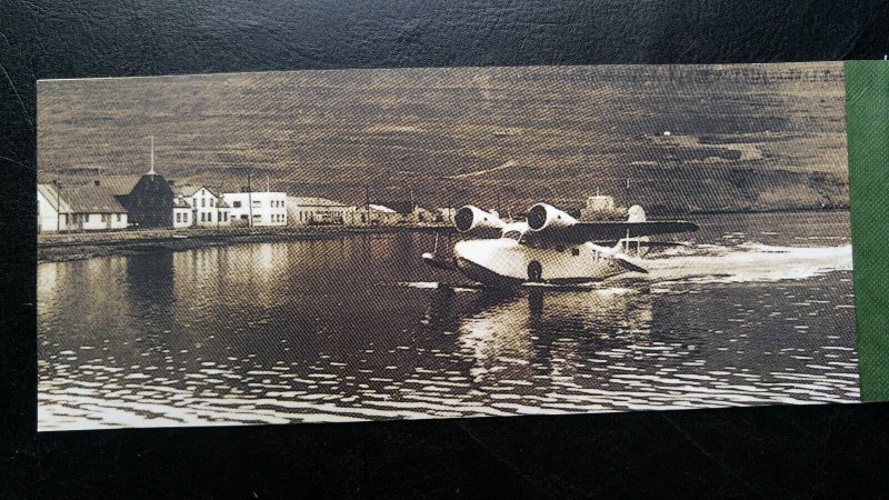 RARE “HYDRO PLANE” MAIL SERVICE IN ISLAND POSTAL HISTORY STAMPS BOOKLET 1993 HIG
