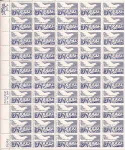 US Stamp - 1977 Peace Bridge & Dove - 50 Stamp Sheet -   #1721