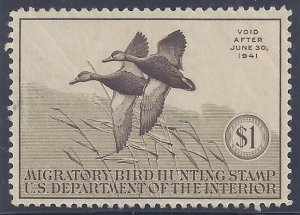 US Scott #RW7 Mint Duck stamp VLH OG VF