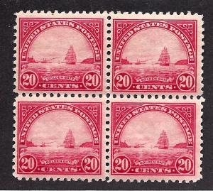 567 Mint,OG,NH... Block of 4... SCV $150.00