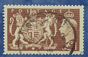 1951 Great Britain King George Complete Set of 4  Mint Used/VF/XF SC#286-289