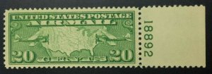 MOMEN: US STAMPS #C9 MINT OG NH XF LOT #73896