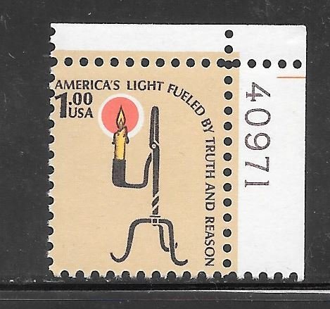 #1610 MNH Plate # Single