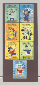 Grenada Grenadines #350-359 IYC, Disney 9v & 1v S/S Imperf Proofs