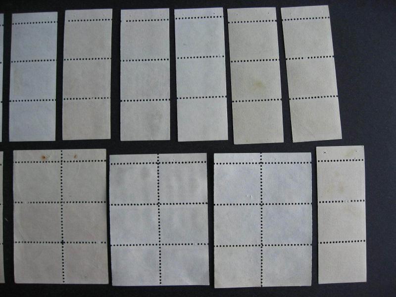 Canada 15 different used booklet panes