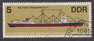 Germany DDR 2272  Cargo Ship 1982