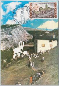 56903 - ANDORRA - POSTAL HISTORY: MAXIMUM CARD 1976 - Architecture