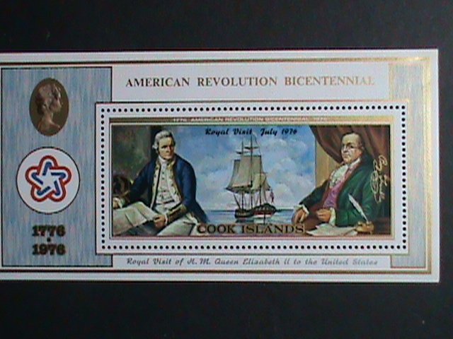 Cook Islands Stamp-1976 SC#447 American Revolution Bicentenary MNH-S/S sheet