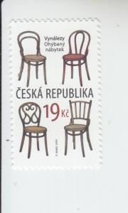 2018 Czech Republic Wooden Chairs (Scott 3757) MNH
