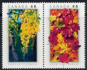 Canada #2001a mint pair, Trees