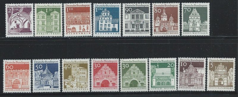 GERMANY SC# 936-51 F-VF OG 1966-9