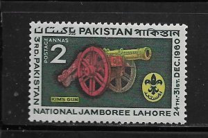 Pakistan 121 H 1960 Kim's Gun and Scout Badge