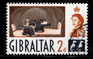 Gibraltar Scott 149 Used QE2 stamp