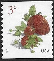 US #5201 3c Fruit - Strawberries