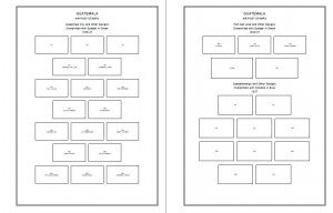 PRINTED GUATEMALA [CLASS.] 1871-1940 STAMP ALBUM PAGES (38 pages)