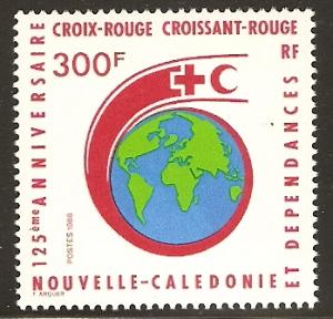 New Caledonia 575 MNH 1988 Red Cross and Red Cresent