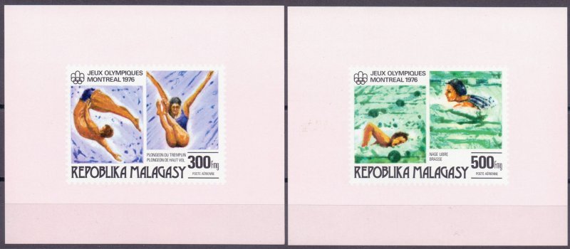 Madagascar. 1976. 775B-779B BL10B 6LB. Sports OI. MNH.