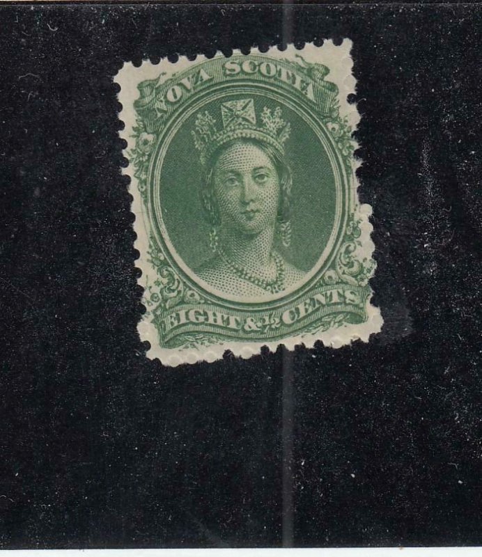 NOVA SCOTIA (MK4553)  # 11  FVF-MH  8 1/2cts  QUEEN VICTORIA /GRN CAT VALUE $15