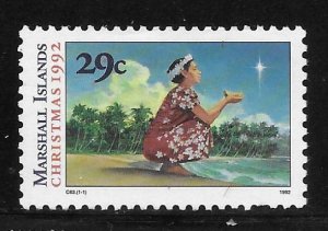 Marshall Islands 429 1992 Christmas Unused Hinged  2022 Scott c.v. $.70 30%